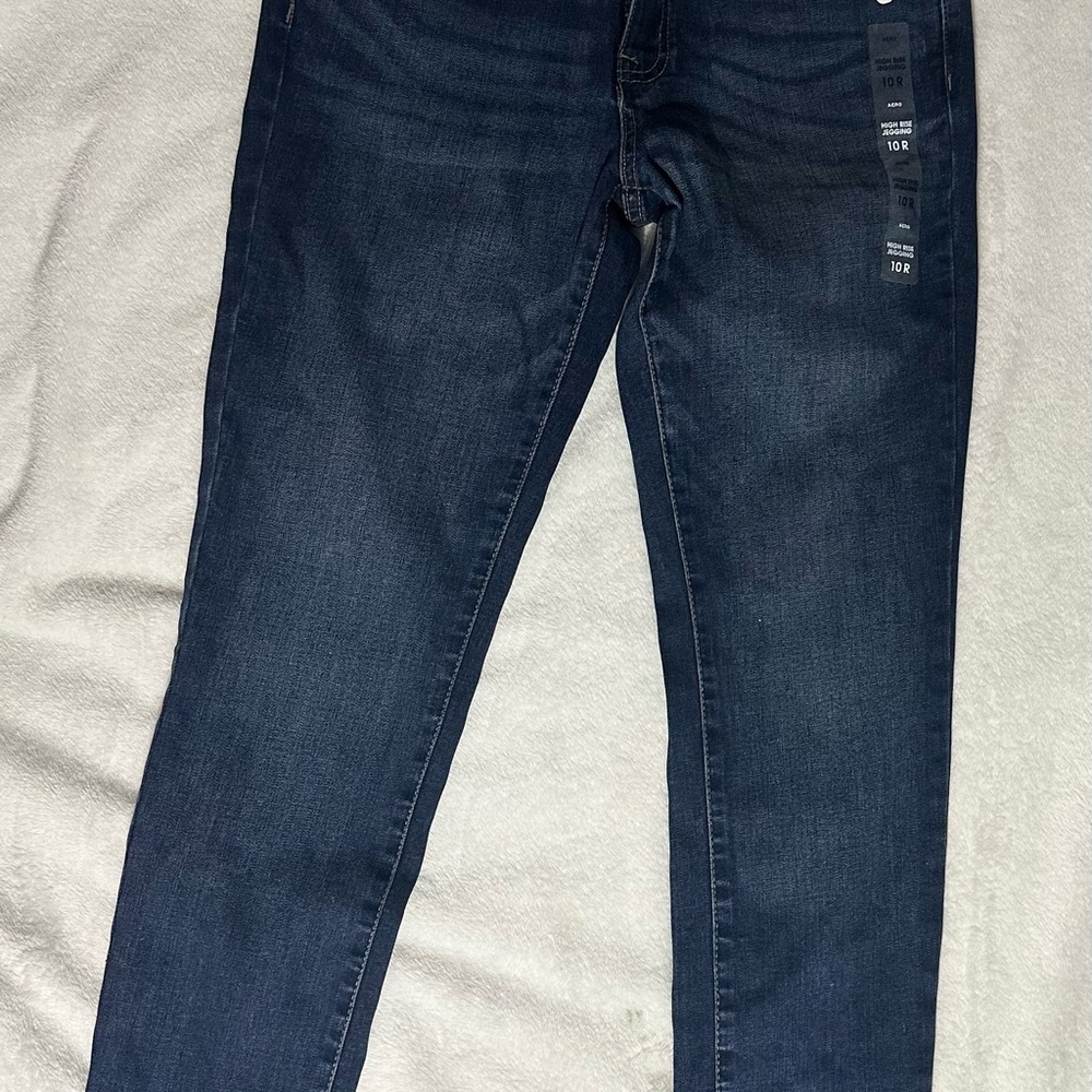 Aeropostale High Rise Dark Blue Jeans